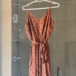 Jumpsuit with open legs